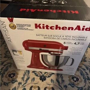 KitchenAid Artisan Red Tilt-Head Mixer